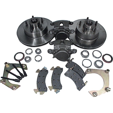 5 On 5 In. Bold Circle Disc Brake Kit For Ford Mustang II